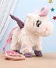 Toytales Unicorn Musical Plush Toy - Light Pink