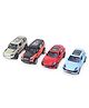 Toytales Pull Back Toy Car with Openable Doors Die Cast Pack Of 4 - Multicolor
