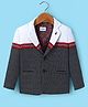 Noddy Full Sleeves Striped Blazer - Black