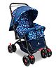 StarAndDaisy Baby Stroller with Lightweight, Stroller for Baby Boy 0 to 3 years, Pram for Baby with 3-Point Safety Harness, Adjustable Backrest, 360° Swivel Wheel, Large Storage, Reversible Handlebar, Extended Mosquito Net (Square Print)