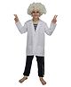 Kaku Fancy Dresses Full Sleeves Solid  Scientist Costume Set - White