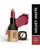 Faces Canada Comfy Matte Velvet Touch Lipstick - Pink Biscoff 03, 4.2g | Velvety Matte Finish | 8HR Longstay