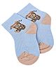 Kid-O-World Bear Designed Socks  - Sky Blue