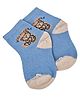 Kid-O-World Bear Designed Socks  - Sky Blue