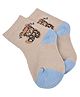 Kid-O-World Bear Designed Socks  - Beige