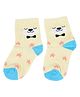 Kid-O-World Star Designed Socks  - White