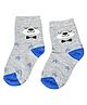 Kid-O-World Star Designed Socks  - Grey