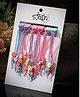 Stol'n Set Of 6 Floral Detailed Hair Clips - Pink & Multi Colour