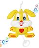 Bunie Hanging Rabbit Music Bell Toy for Babies Yellow