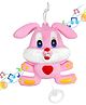Bunie Hanging Rabbit Music Bell Toy for Babies Pink