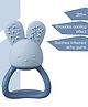 b.box Chill + Fill Sensory Teether - Refillable Cooling Relief for Teething Babies - Textured Silicone, Easy-Grip - Lullaby Blue