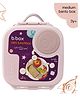 b.box Leakproof Bento Mini Lunchbox for School Kids, 1L capacity - Pastel Pink