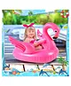 Sanjary flamingo shape Inflatable swimming tube float pool toy for kids