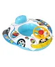 Sanjary Baby Float Inflatable Swimming boat Pool Tube with Steering Toy for kids Color, print & shape May Vary