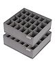 JD Fresh Pack of 2 Wardrobe Organizer For Clothes - Grey