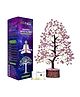 JD Fresh 7 Chakra Crystal Tree for Good Luck and Positive Energy - Rose Quartz