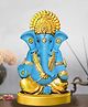 JD FRESH Ganesh Idol Divine Blessings for Home & Car Decor - SkyBlue