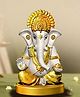 JD FRESH Ganesh Idol Divine Blessings for Home & Car Decor - White