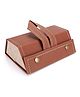 JD FRESH 3 Slots Foldable Sunglass Organizer  - Brown