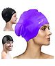 JD FRESH Silicone Swimming Cap - Purple