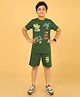 Ninos Dreams Cotton Jersey Half Sleeves No More Rules Text Printed Tee With Shorts Set - Multi Colour