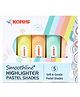 Kores Smoothline Pastel Highlighter Pack Of 5 - Multicolour