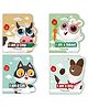 Oswaal Lil Legends Pet Animal Illustrated Board Book Set (Set of 4) | Cat, Rabbit, Dog & Cow Shapes for Kids | Soft, Child-Friendly Picture Books