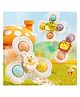 SUPER TOY 3 Pc Fidget Spinner Bath Toy Rattle Suction Cup Baby Bath Tub Toys for Kids