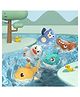 SUPER TOY 3 Pc Swimming Bathtub Toys Windup Animal Toy Floating Bath Tub Toys for Toddlers / Babies
