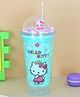 The Procure Store Hello Kitty Design LED Sipper With Straw Green - 550 ml