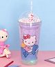 The Procure Store Hello Kitty Design LED Sipper With Straw Purple - 550 ml
