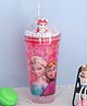 The Procure Store Frozen Design LED Sipper With Straw- Red 550 ml