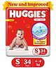 Huggies Adjustable Dry Tape Style Diapers Size Small - 34 Diapers