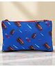 VISMIINTREND Flat Pouch with Mid-Space Print  Perfect for School, Office, or Travel
