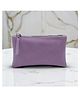VISMIINTREND PU Accessories Pouch for Stationery & Cosmetics - High Capacity Pencil Bag, Large Pen & Pencil Case for School, College, and Office (Lavender)