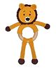 HAPPY THREADS Mini simbas Rattles Toy - Handmade Crochet Baby Toys