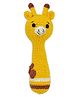 HAPPY THREADS Giraffe Giggles Hand Rattles - Handmade Crochet Baby Toys