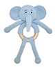 HAPPY THREADS TIny Trunkies Rattles Toy - Handmade Crochet Baby Toys