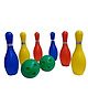 AKN TOYS Bowling Set with PVC Packing with 6 pcs hit pins 2 hit Balls ( COLOR MAY VARY PACK OF 1 )