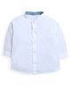 ZIP ZAP ZOOP Linen Full Sleeves Solid Shirt - White