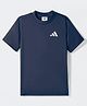 ADIDAS KIDS Half Sleeves Solid Colour Shirt - Navy Blue