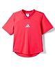 ADIDAS KIDS Half Sleeves Solid Colour T-Shirt - Red