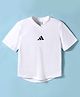 ADIDAS KIDS Half Sleeves Solid Colour T-Shirt - White