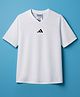 ADIDAS KIDS Half Sleeves Solid Colour T-Shirt - White