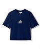ADIDAS KIDS Half Sleeves Solid Colour T-Shirt - Navy Blue