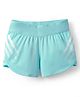 Adidas Kids Knit Printed Shorts - Aqua Blue