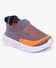 Superminis Striped Mesh Detailed Slip On Shoes - Orange