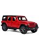 Friction Powered 1:32 Scale Pull & Go Jeep Toy - Red