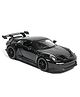 Friction Powered 1:32 Scale Pull & Go Porche Toy Car - Black
