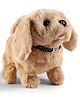Play Nation Snobby Realistic Walking & Barking Plush Puppy Toy for Kids  Brown| Interactive Soft Dog with Head & Tail Movement| Battery Operated  Toy| Ideal Gift for Boys & Girls